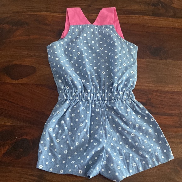 Disney Floral Polkadot Minnie Mouse Romper - Picture 7 of 8